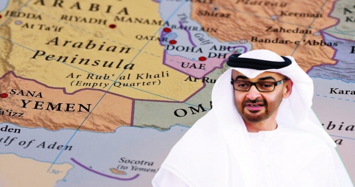 محمد بن زايد وخريطة الامارات